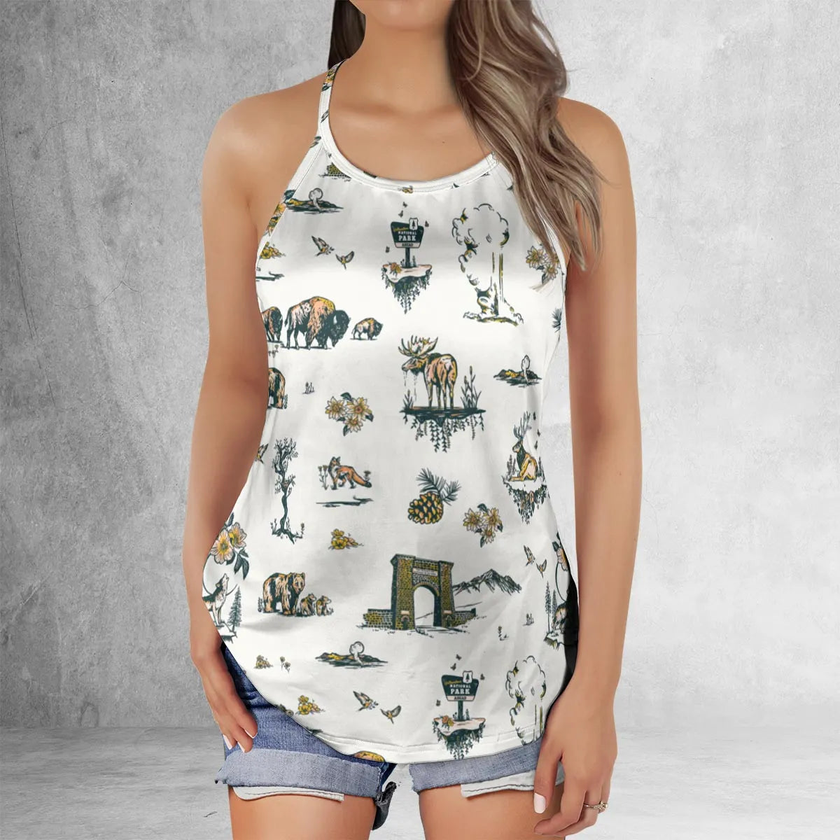 Criss Cross Tank Top - Q3M8UR5M