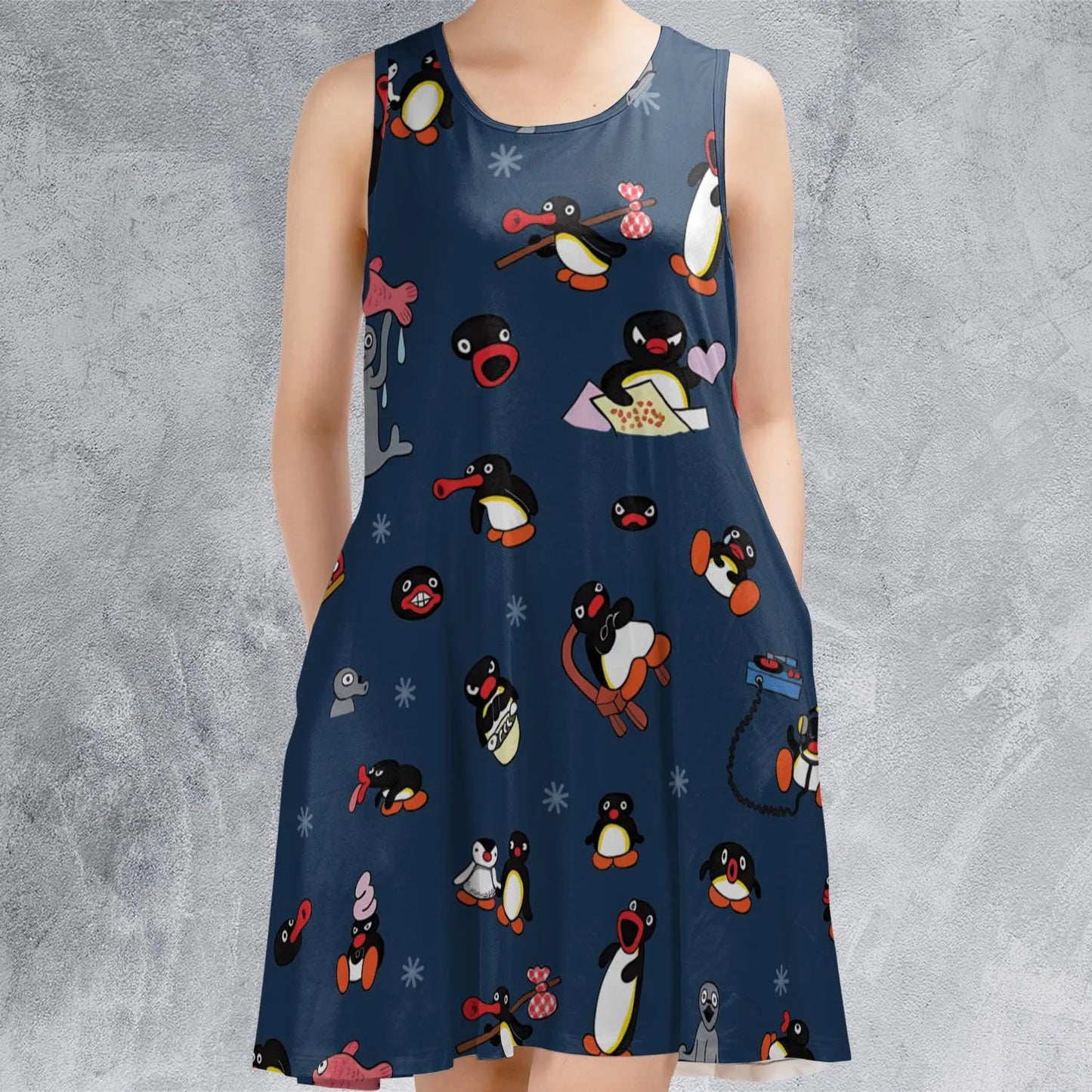 Sleeveless Dress - FUSCH73U