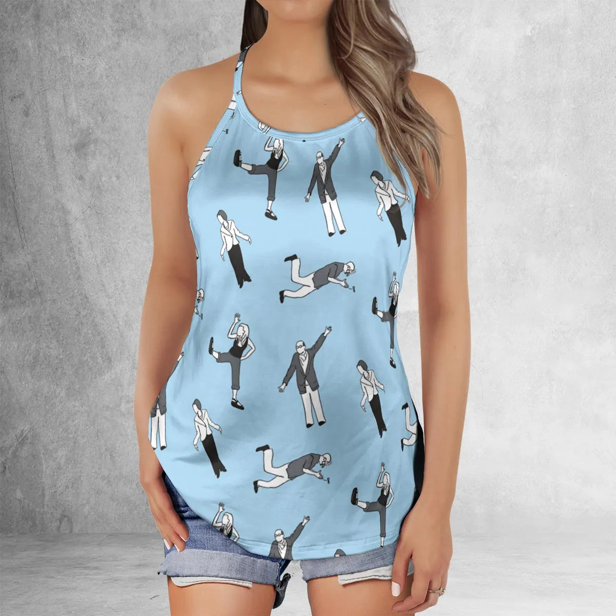 Criss Cross Tank Top - UQN4WFJZ