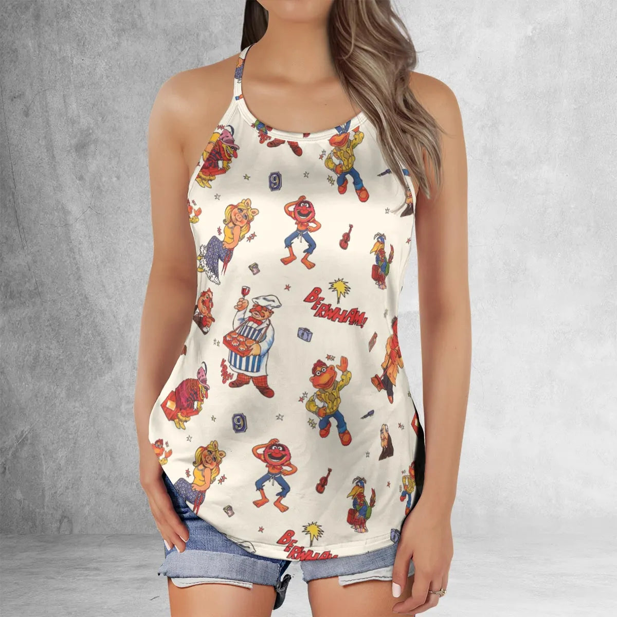 Criss Cross Tank Top - 3X46QYUG