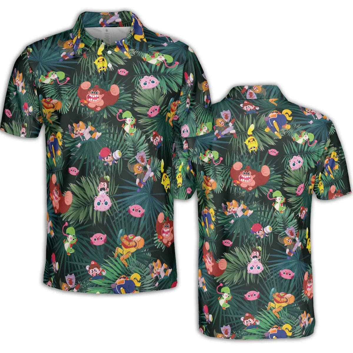 AOP Men/Women Polo Shirt - JYHLBDBC