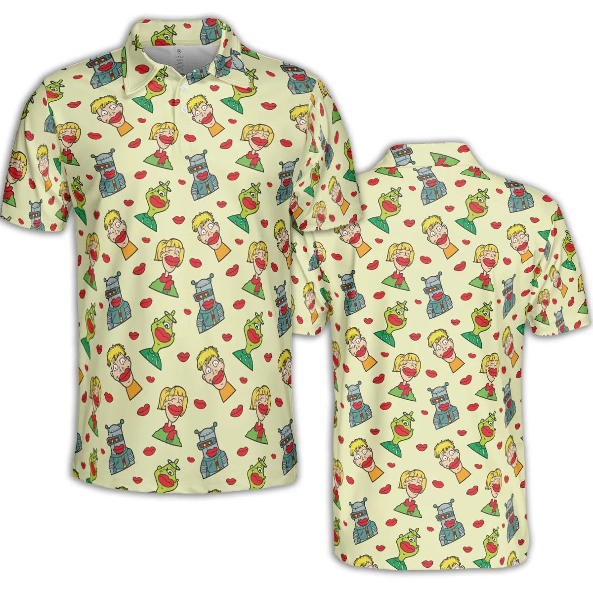 AOP Men/Women Polo Shirt - YNNJDL2S
