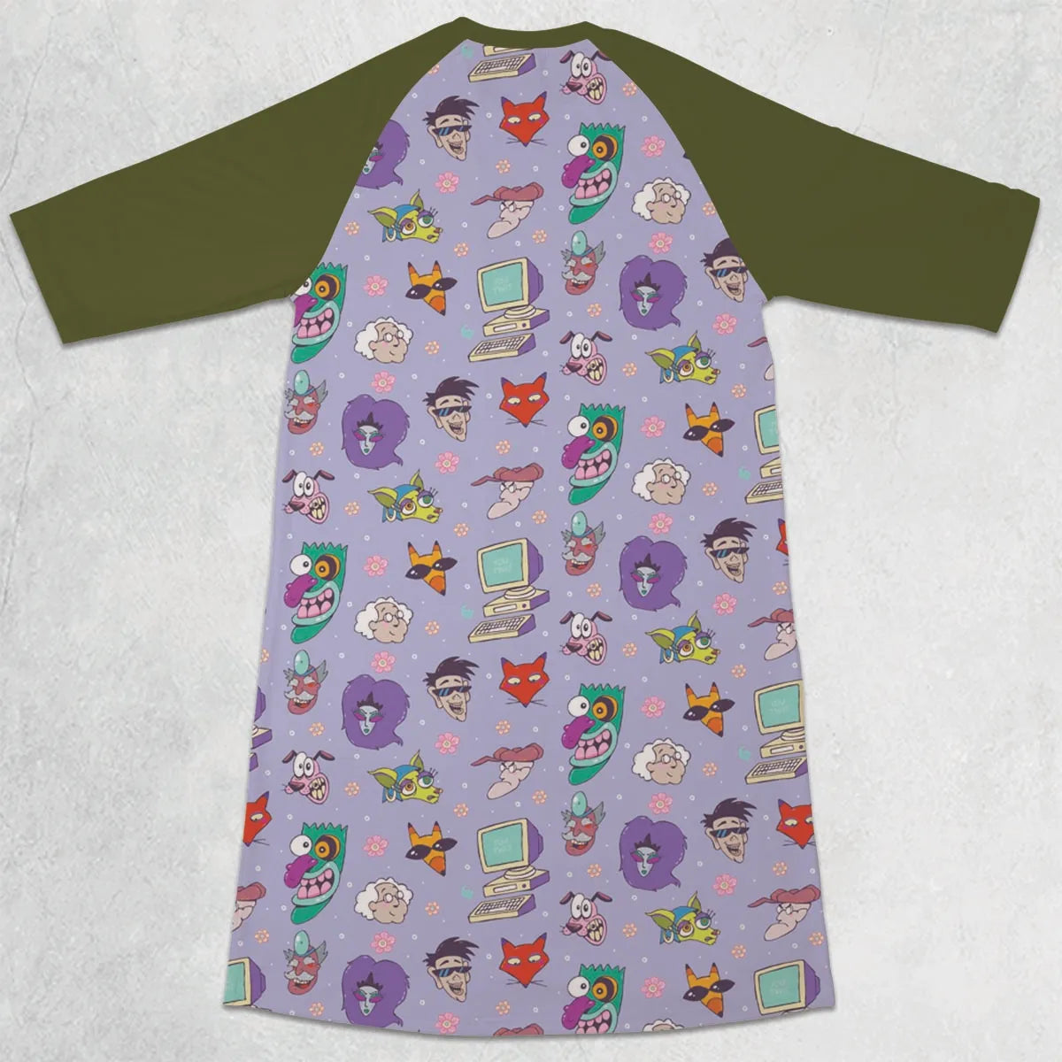 3/4 Sleeve Raglan Dress - TABXH4LA