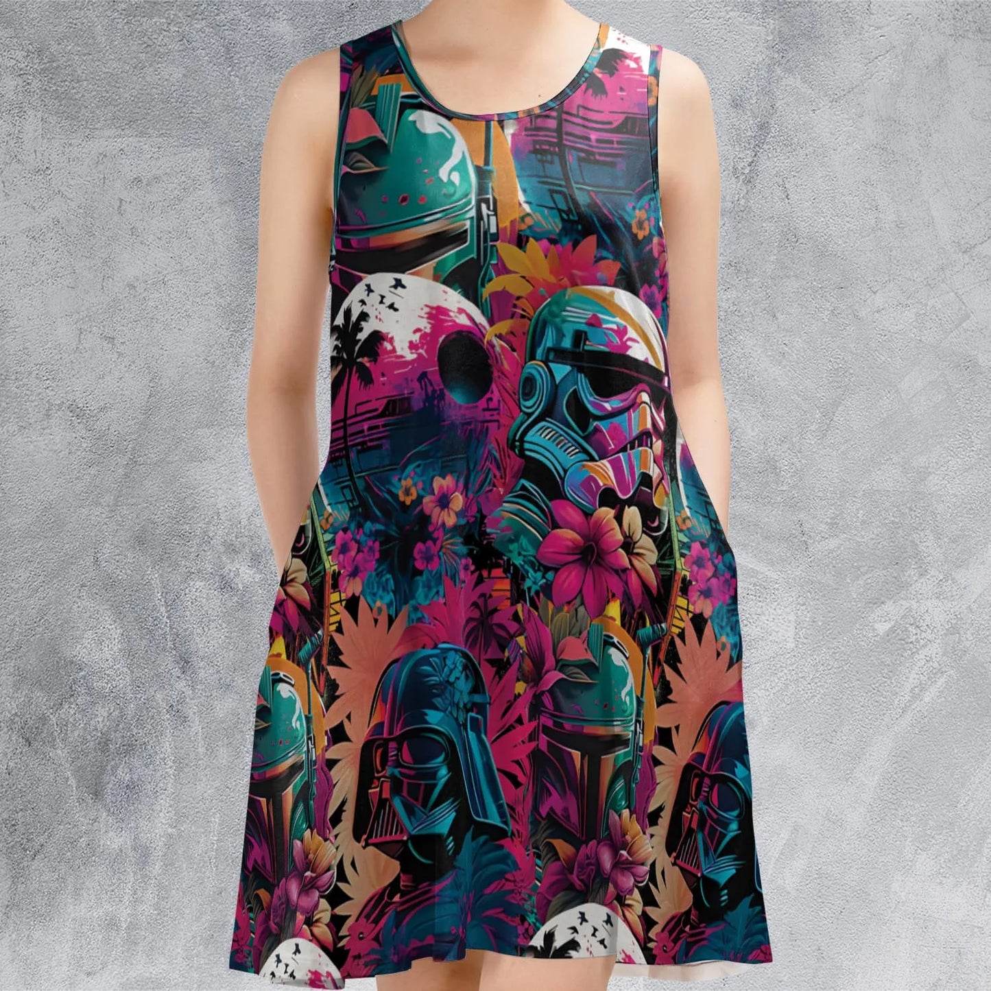 Sleeveless Dress - H3H46DKG
