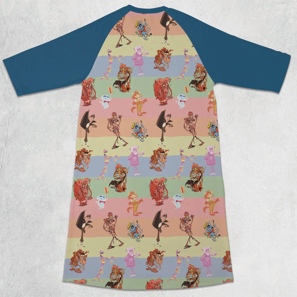 3/4 Sleeve Raglan Dress - 9UZT32AK