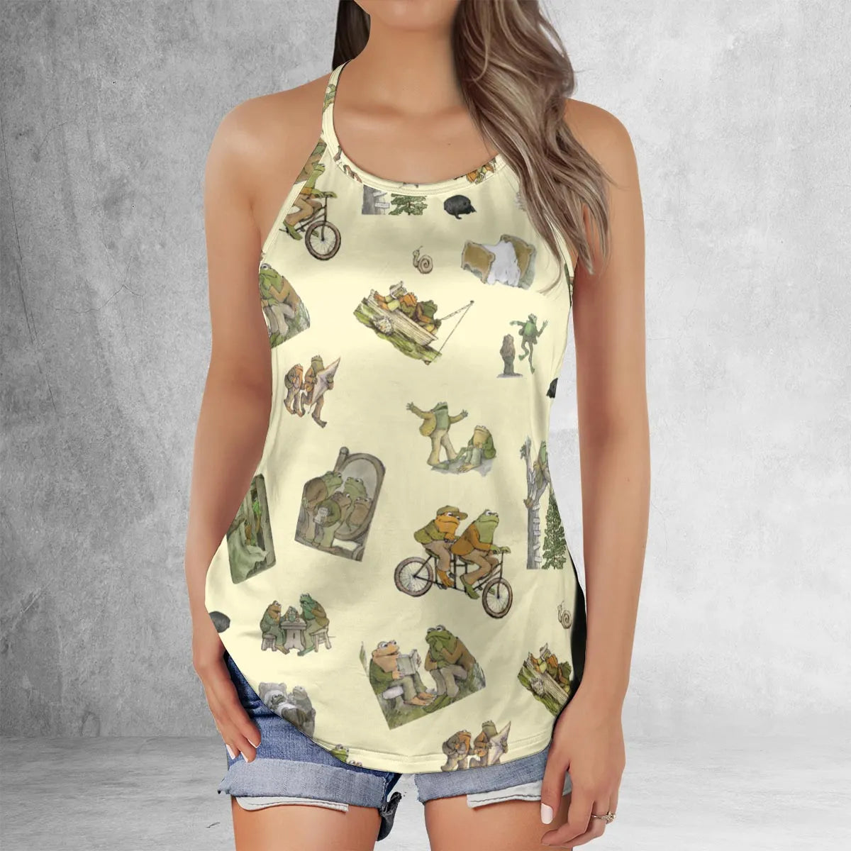 Criss Cross Tank Top - KL46GHXK