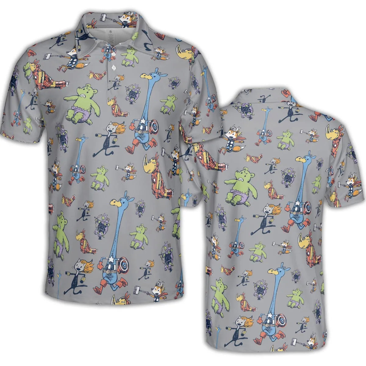 AOP Men/Women Polo Shirt - HEYUYU2X
