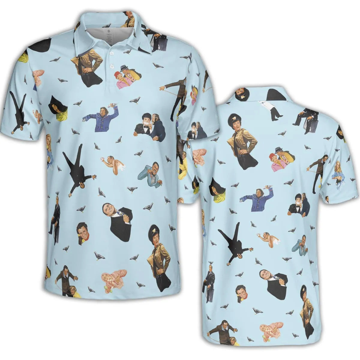 AOP Men/Women Polo Shirt - KD7NZGBR
