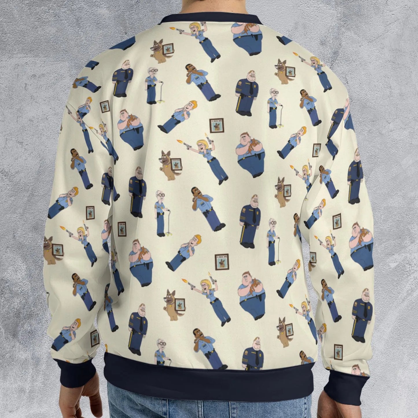 All-over Print Sweatshirt - KLZKXNZY