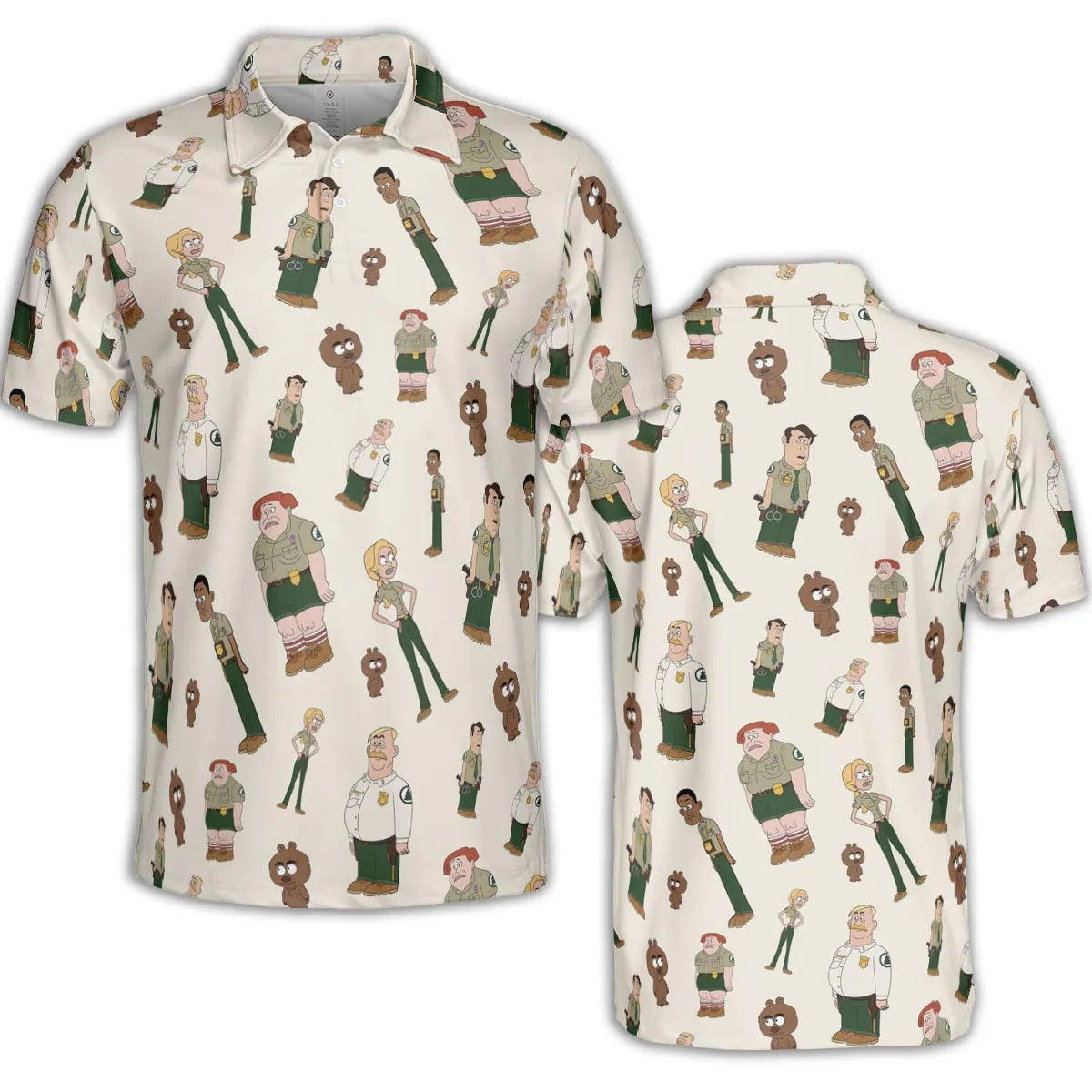 AOP Men/Women Polo Shirt - FJE1GDZN