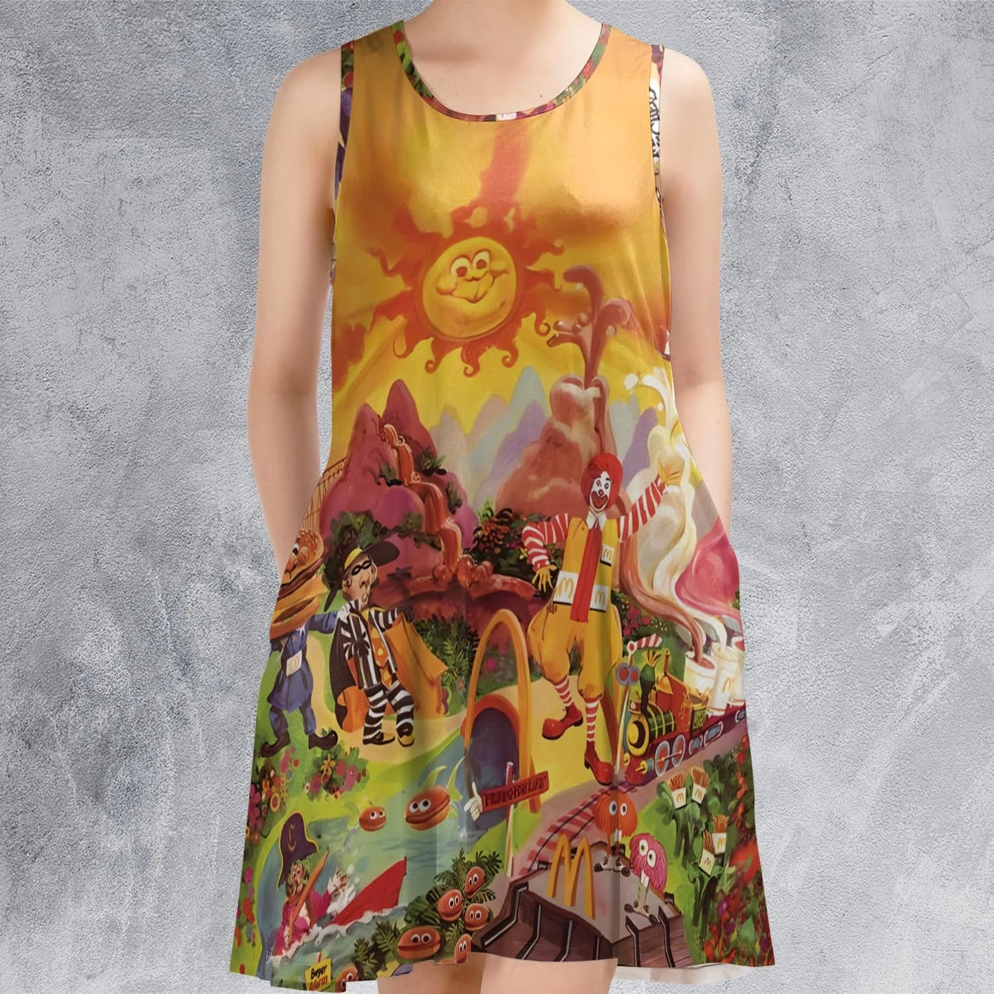 Sleeveless Dress - B2FGDAJC