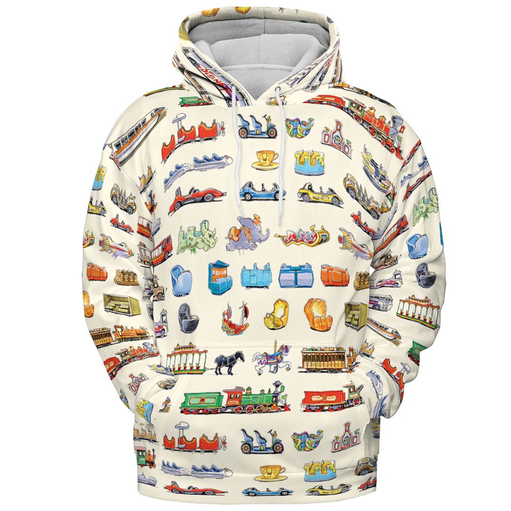 All-over Print Hoodie - FG8FY77N -  - 2