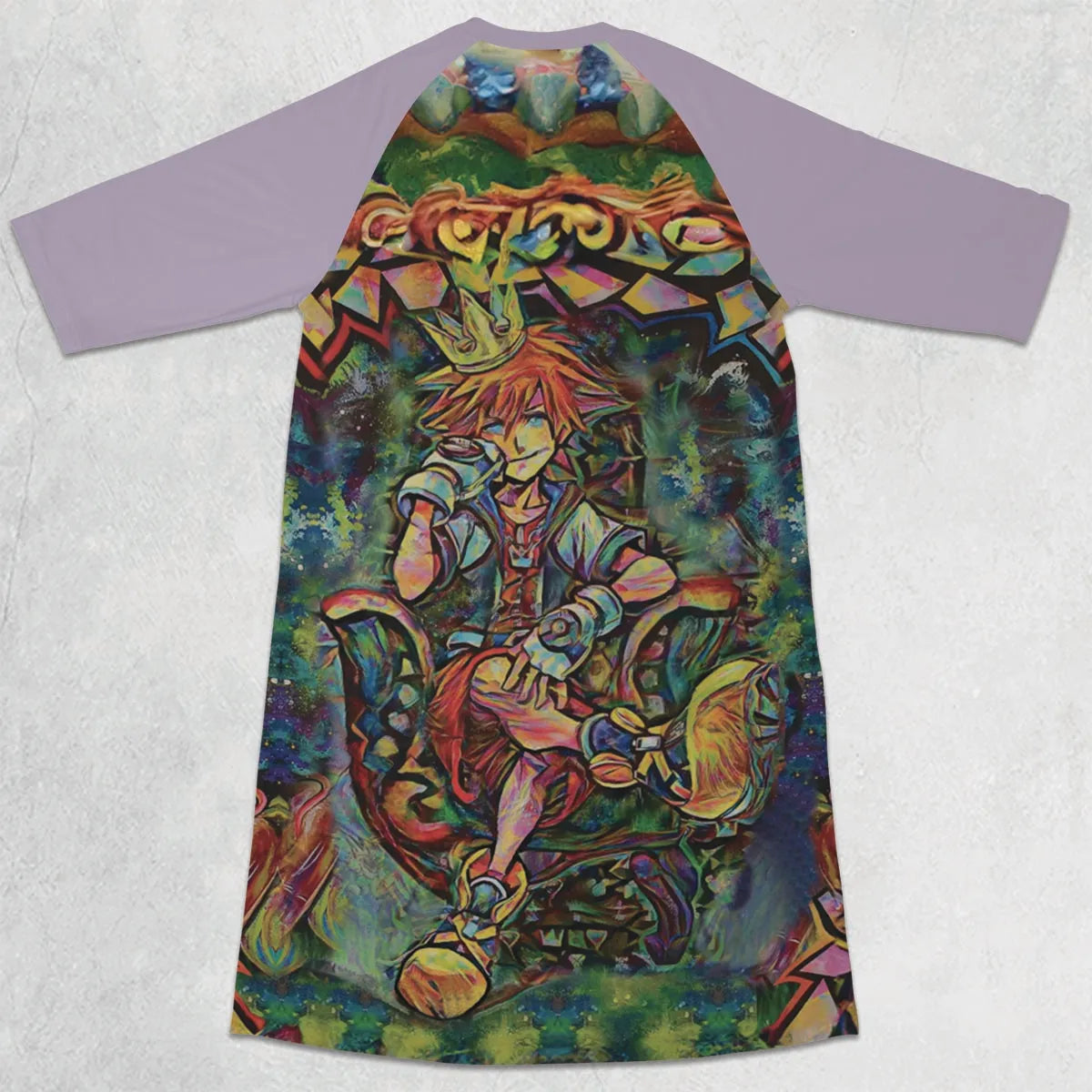 3/4 Sleeve Raglan Dress - D7XU5UD4