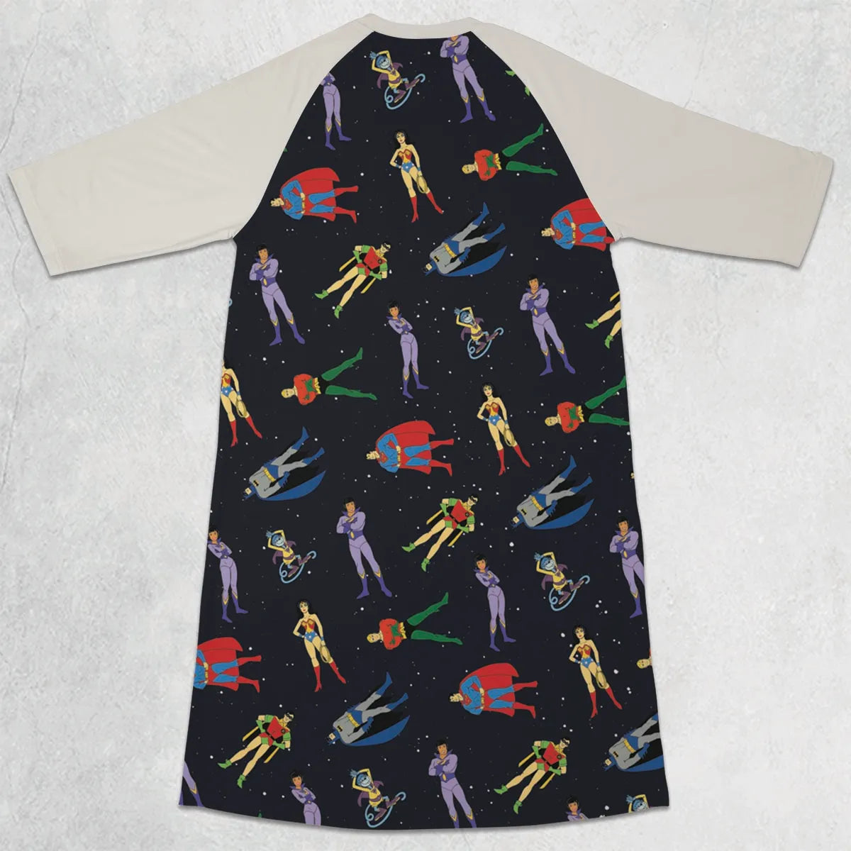 3/4 Sleeve Raglan Dress - 8S9H86VP