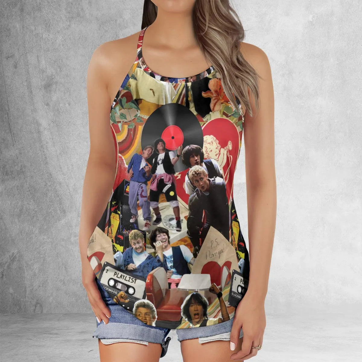 Criss Cross Tank Top - LSE3RFVB