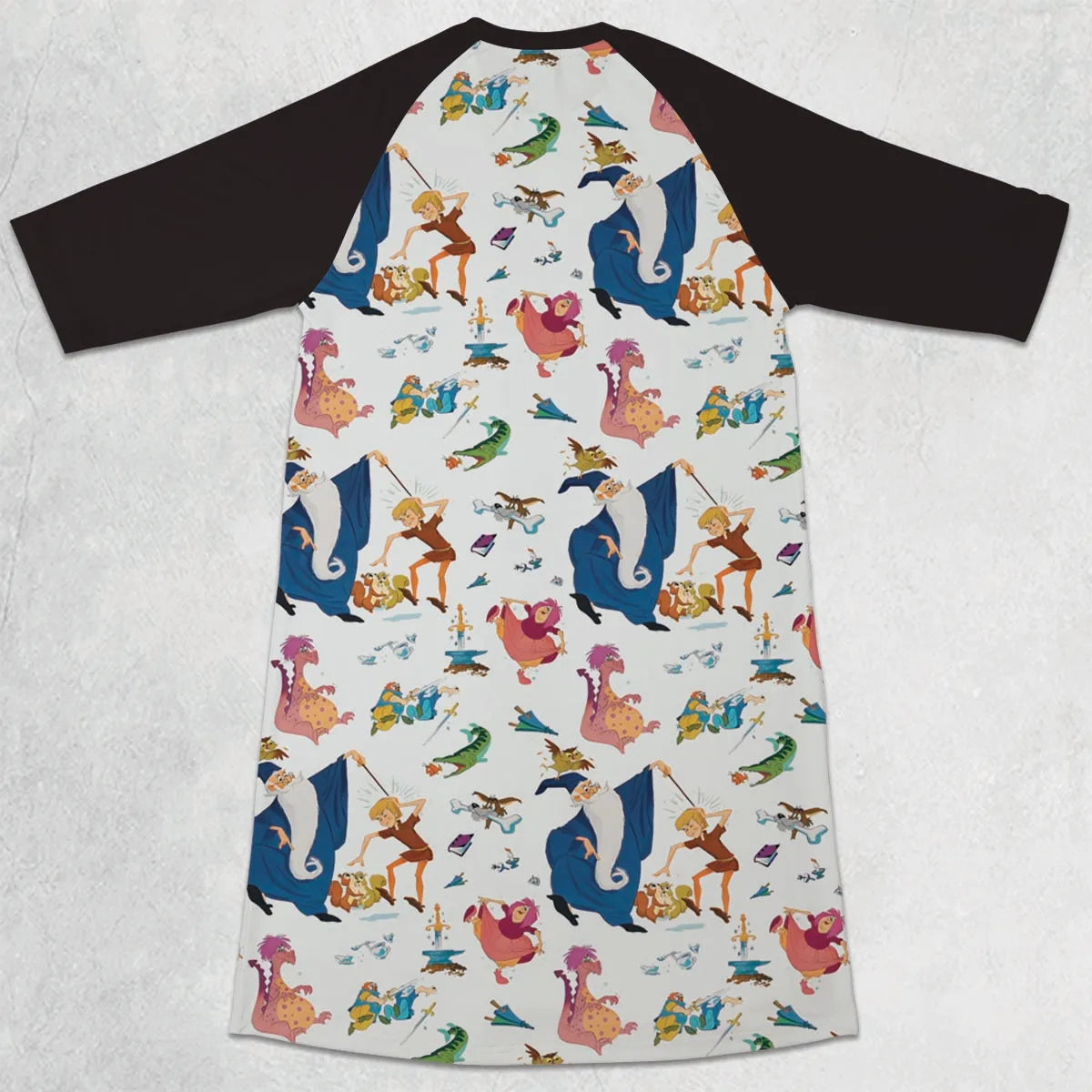 3/4 Sleeve Raglan Dress - YC2HAUSA