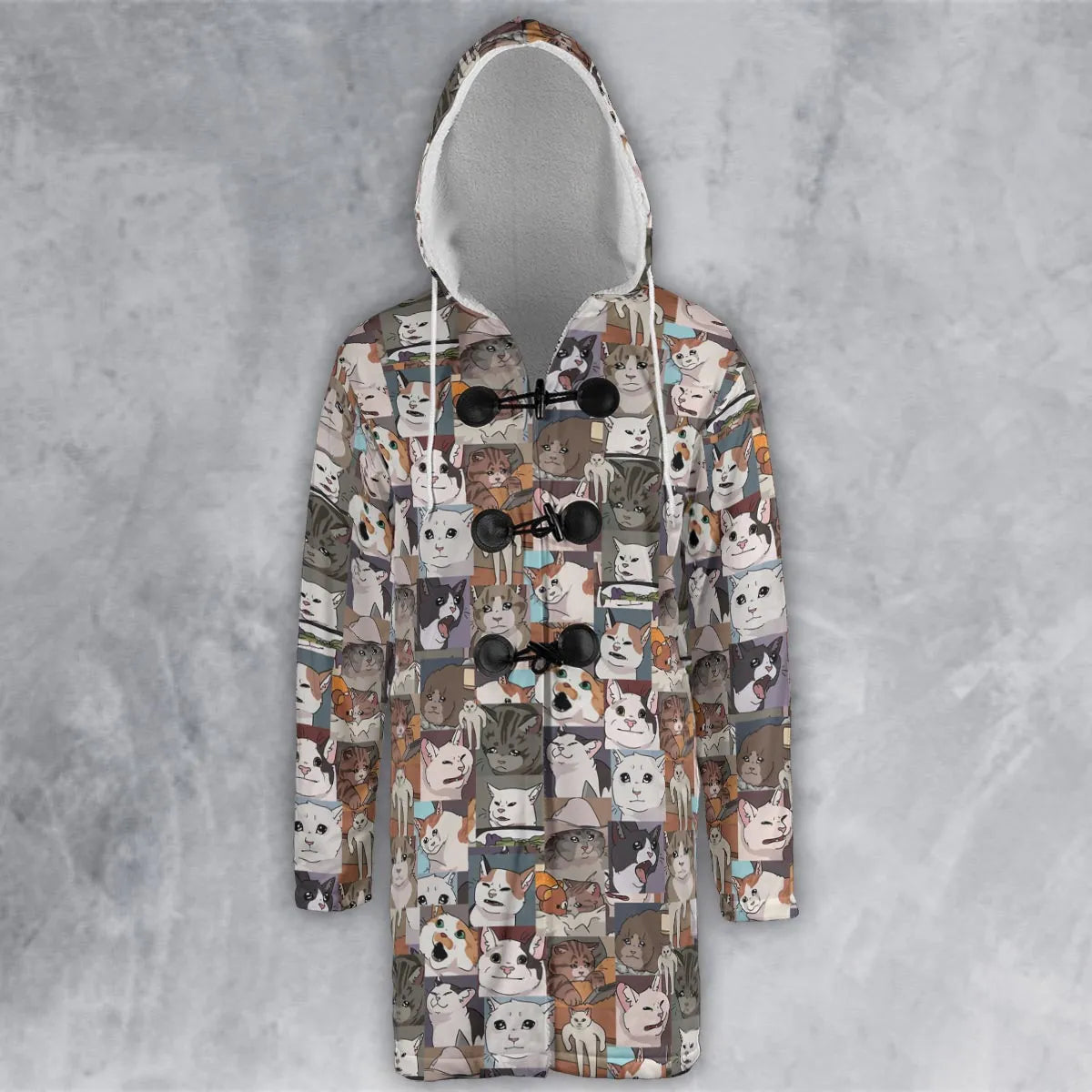 Hooded Cloak Coat - G3N9KP52