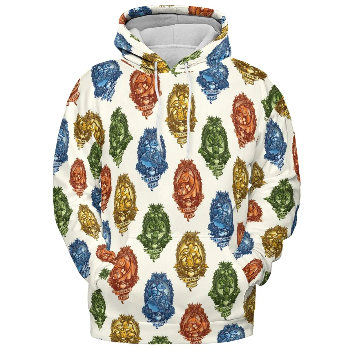 All-over Print Hoodie - 2TUZZCWY