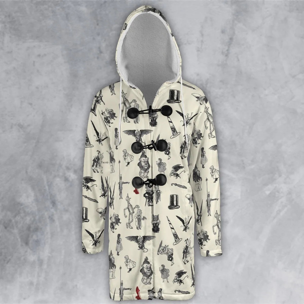 Hooded Cloak Coat - 3ZES4JLB