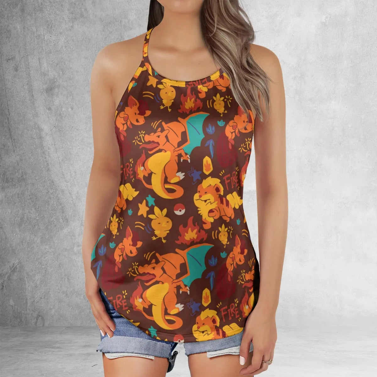 Criss Cross Tank Top - SMUY3D92