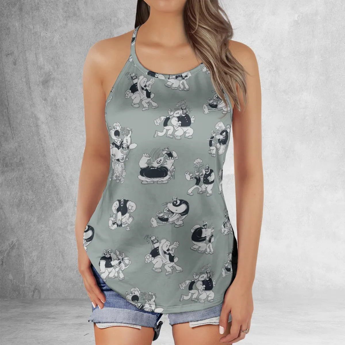 Criss Cross Tank Top - TQSPS37X