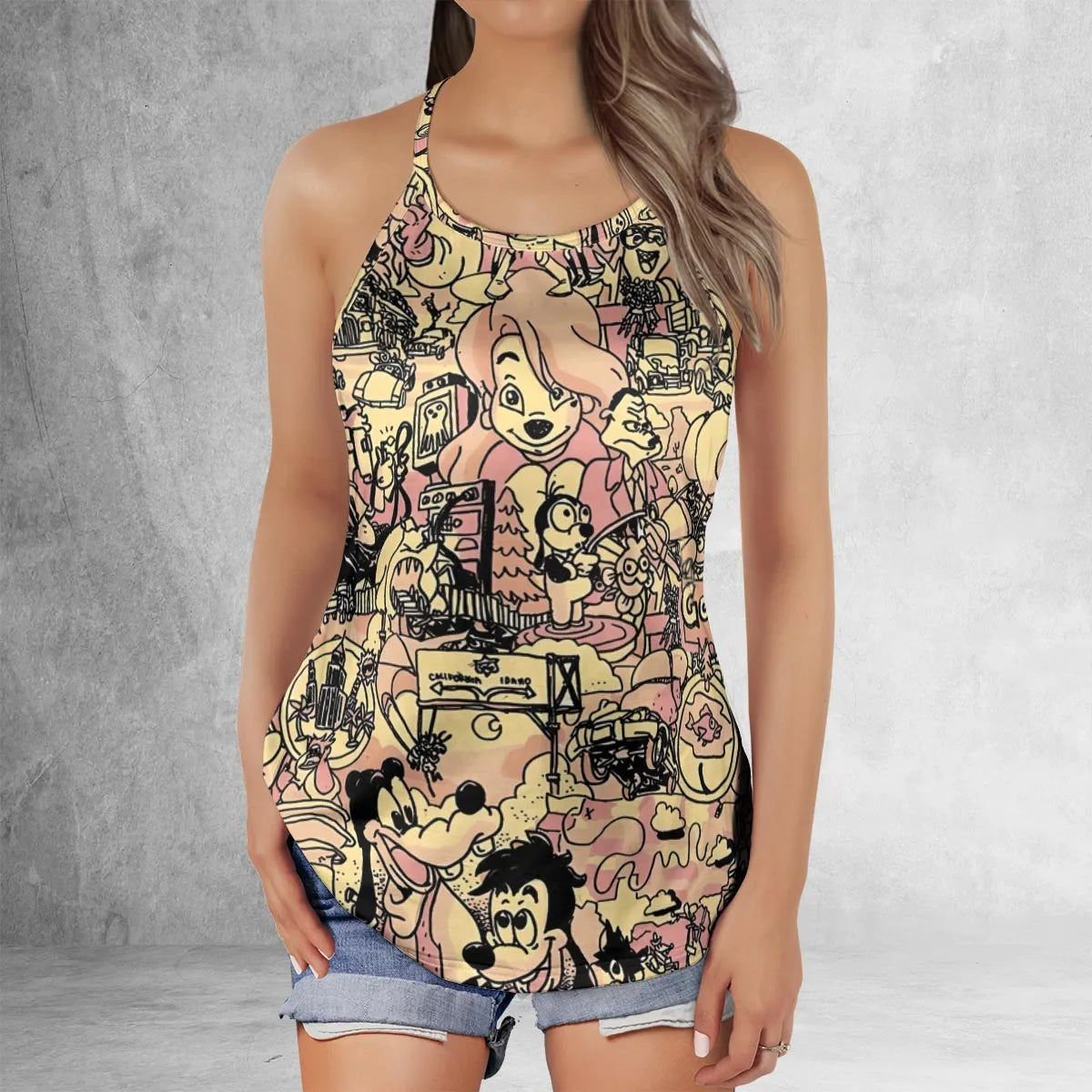 Criss Cross Tank Top - ENGK6AXT