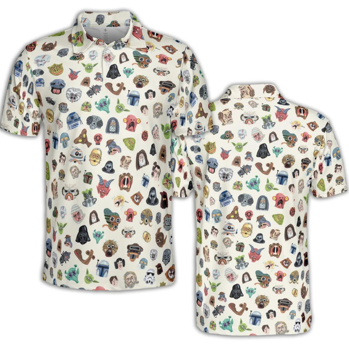 AOP Men/Women Polo Shirt - B5KTR857