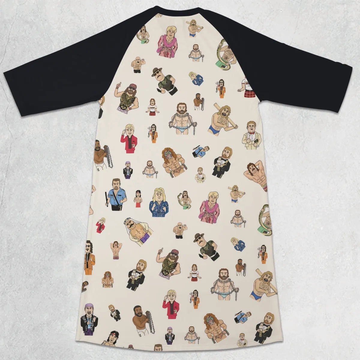 3/4 Sleeve Raglan Dress - DUS6URKT