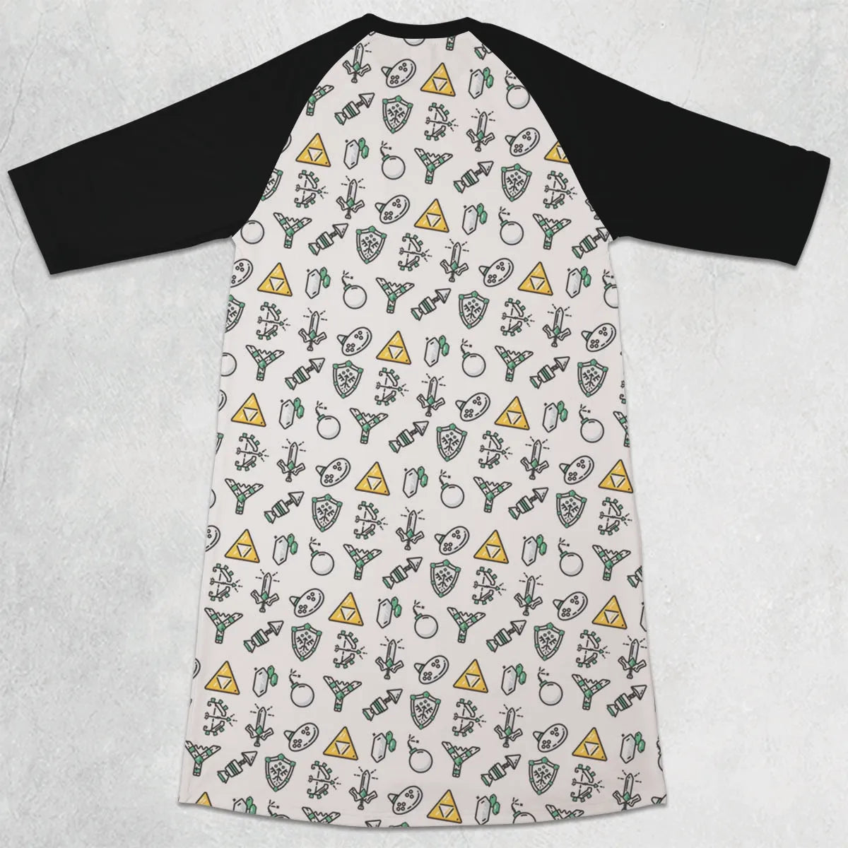 3/4 Sleeve Raglan Dress - 46KXFE6X