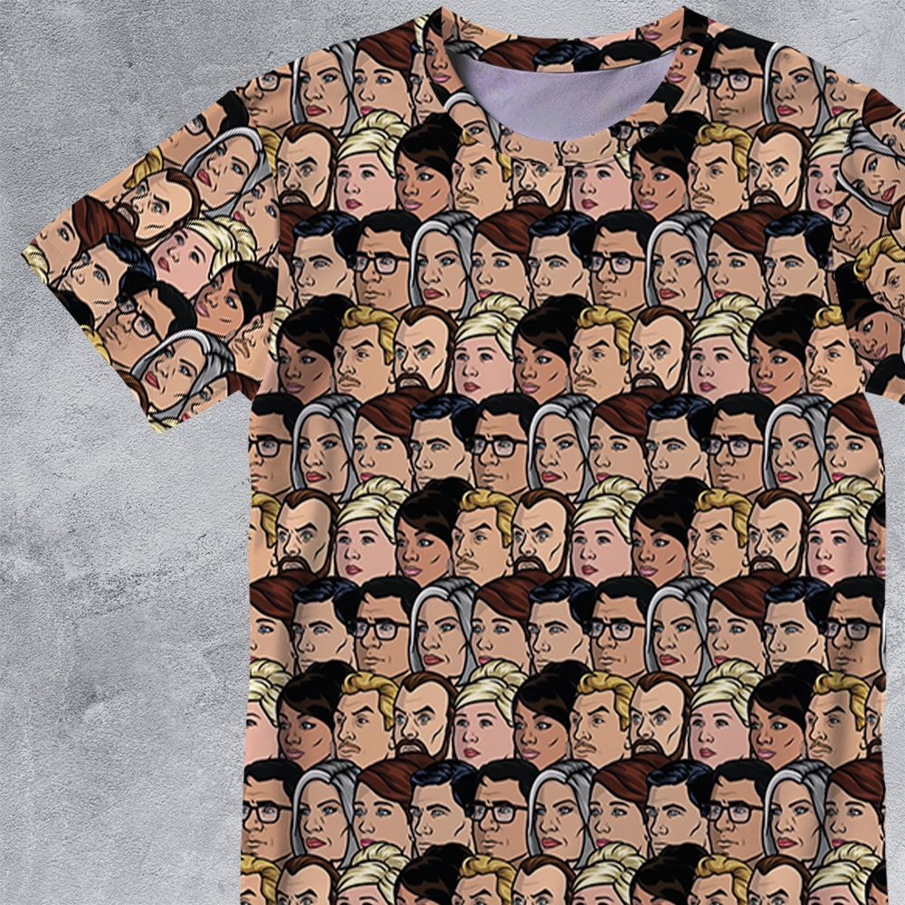 All-Over Print Unisex T-Shirt - QQD745JA -  - 2