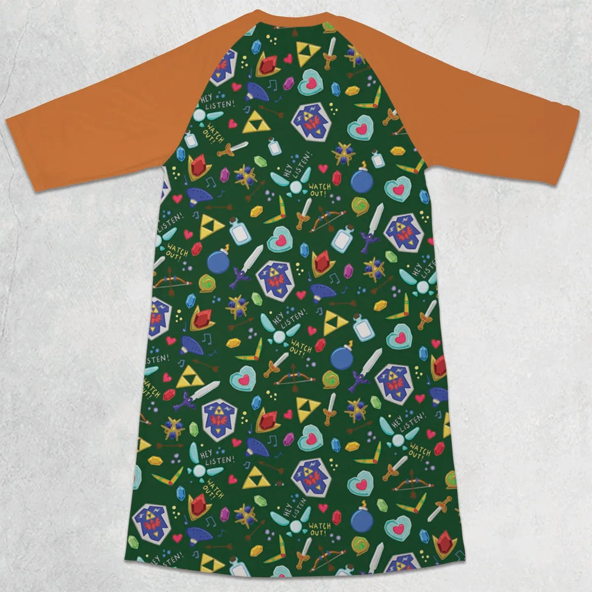3/4 Sleeve Raglan Dress - 65FU67PE