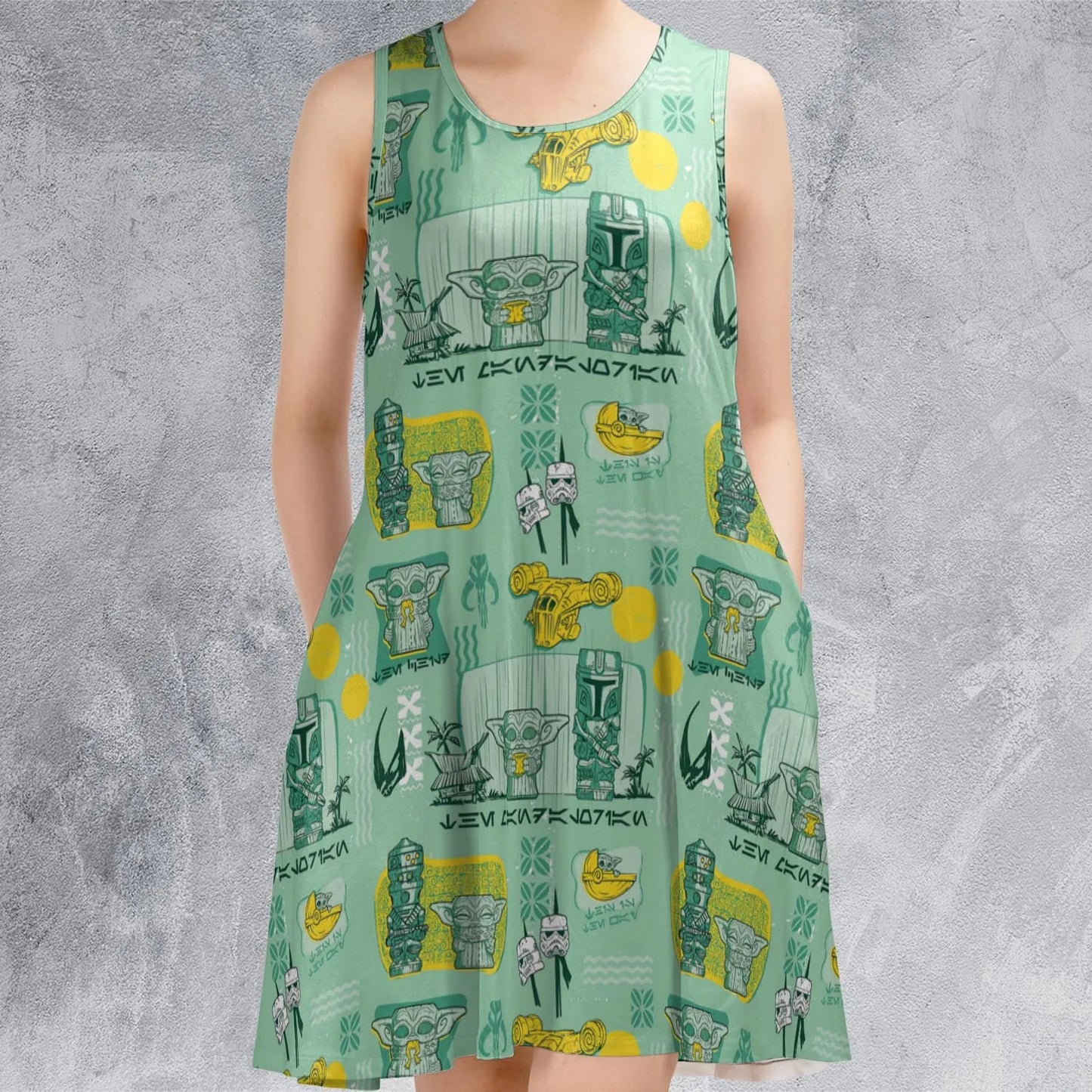 Sleeveless Dress - EHA4YFKL
