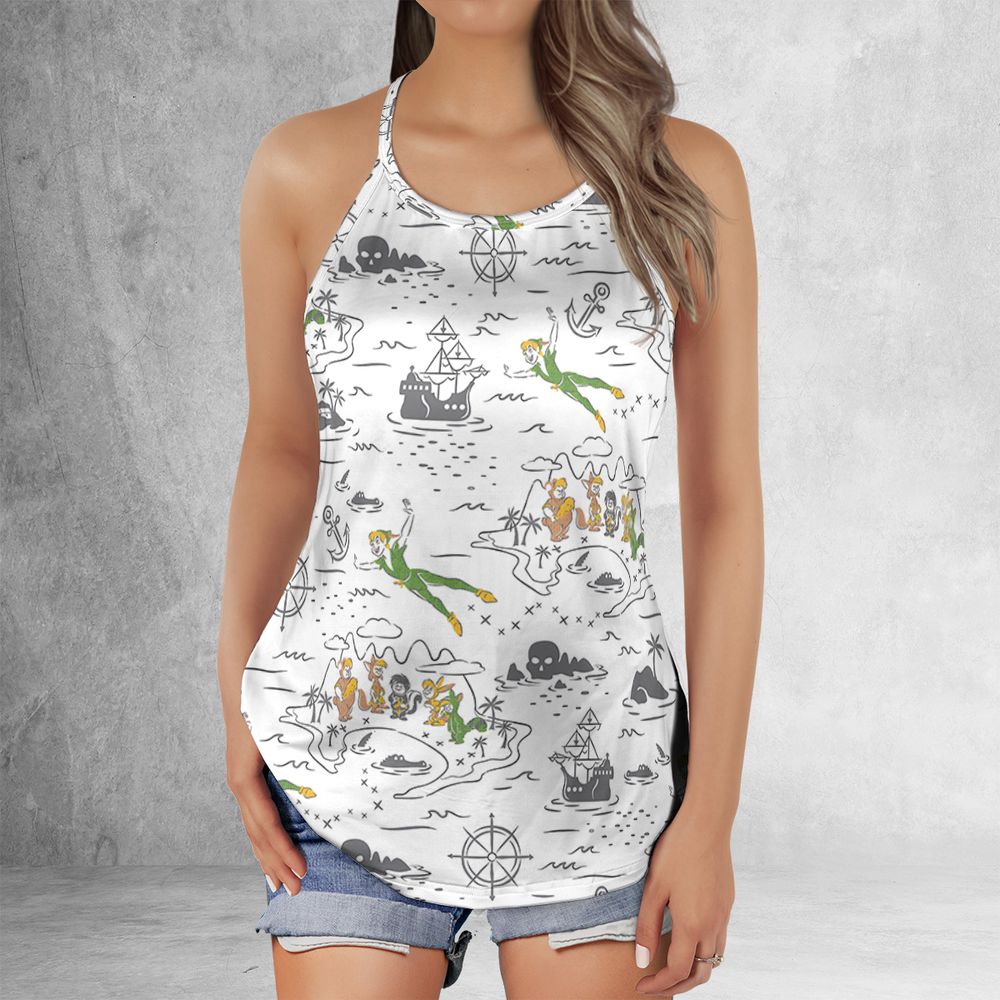 Criss Cross Tank Top - QZ5M1V5S -  - 2