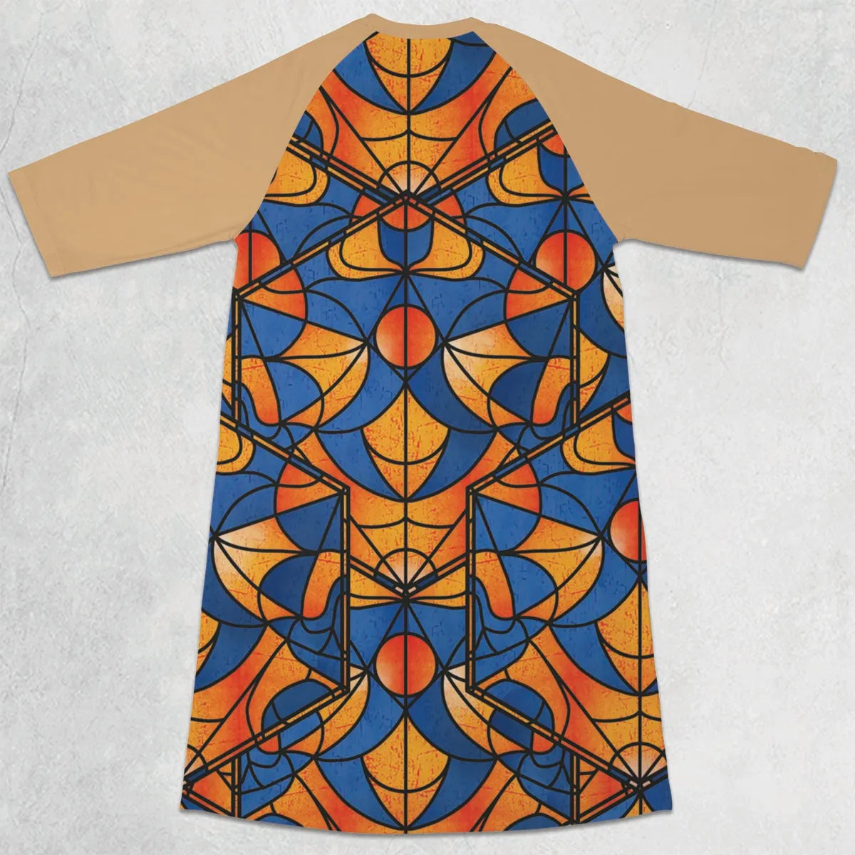 3/4 Sleeve Raglan Dress - TCJLYQC2