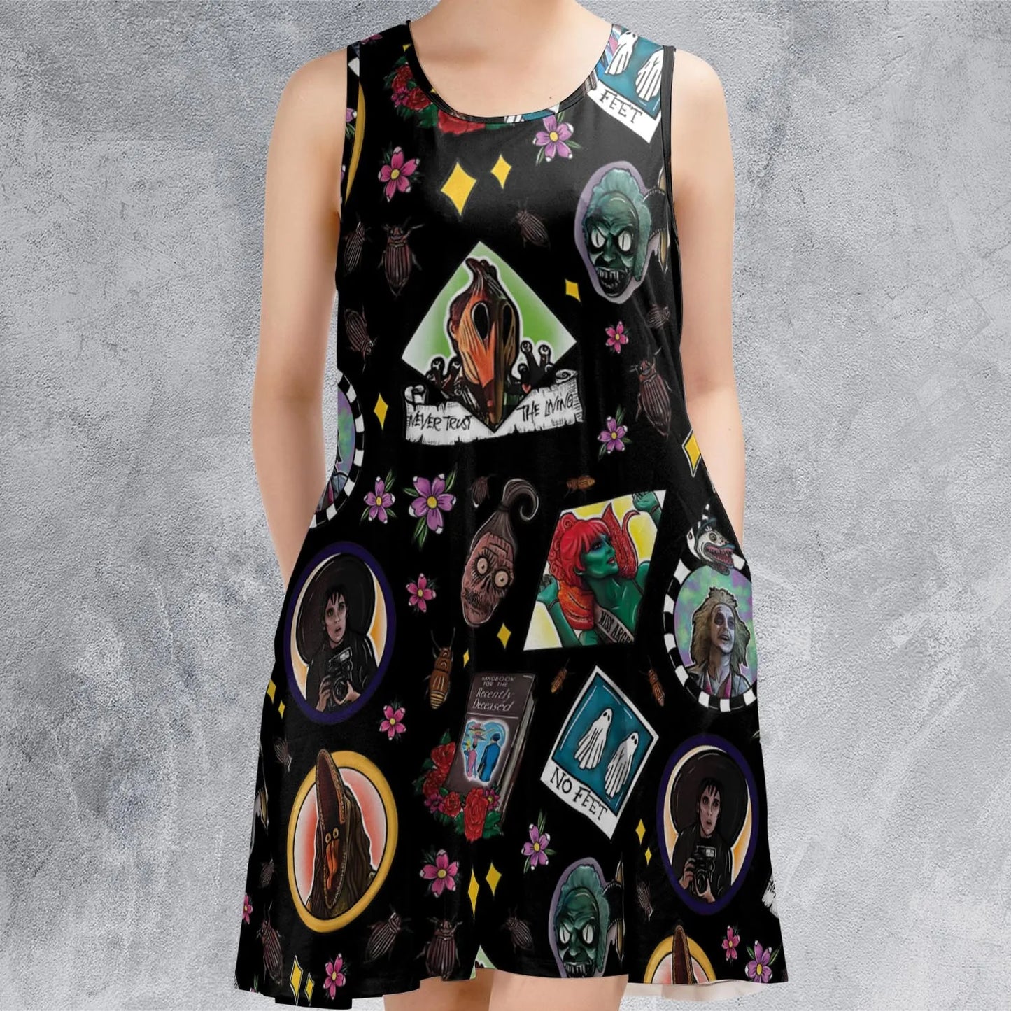 Sleeveless Dress - KCSHLHFJ