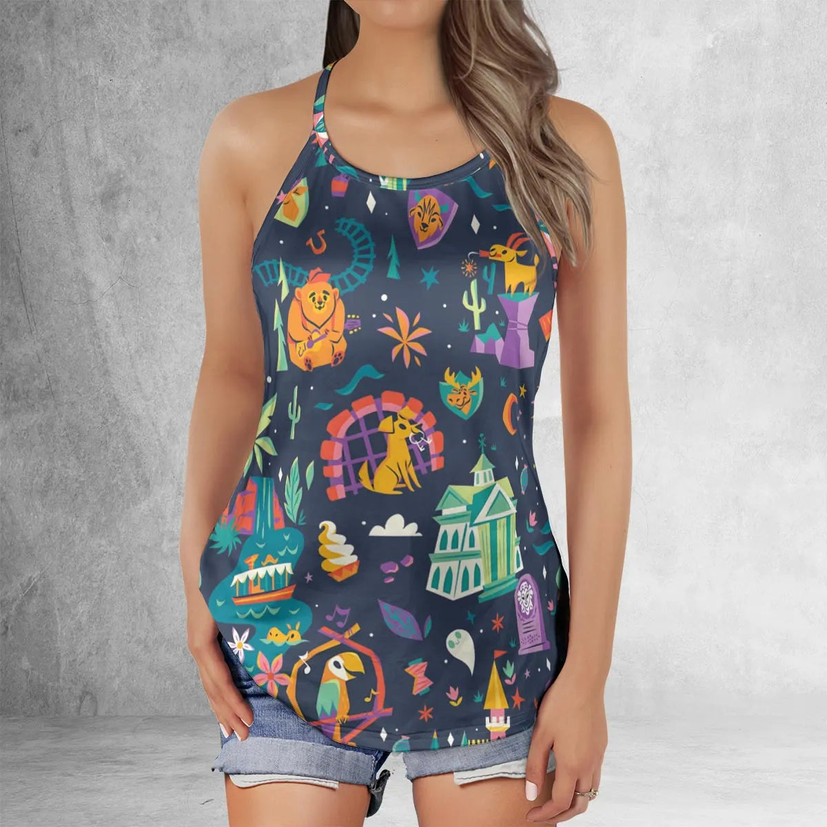 Criss Cross Tank Top - Z971VAX4