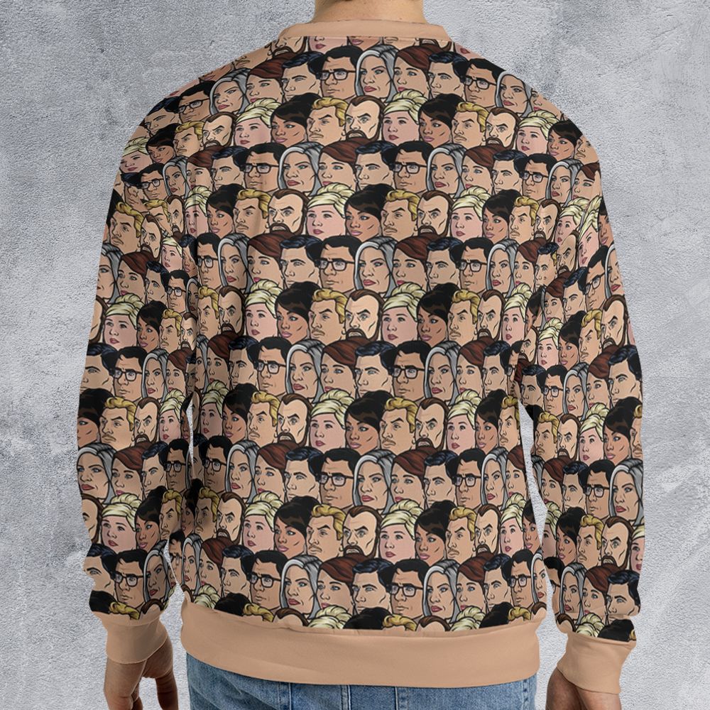 All-over Print Sweatshirt - AGSSXZAU -  - 2