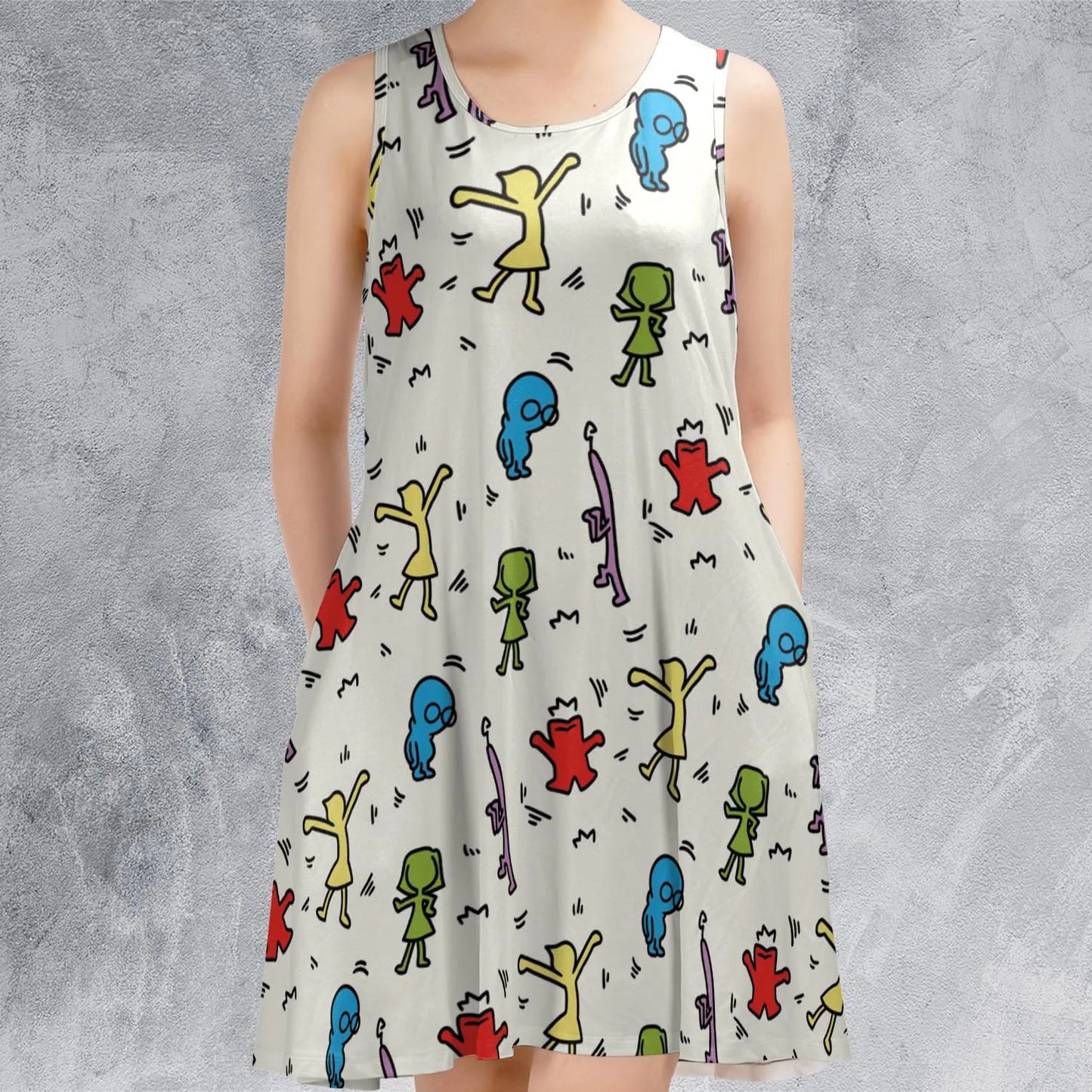 Sleeveless Dress - VU2F4UZF