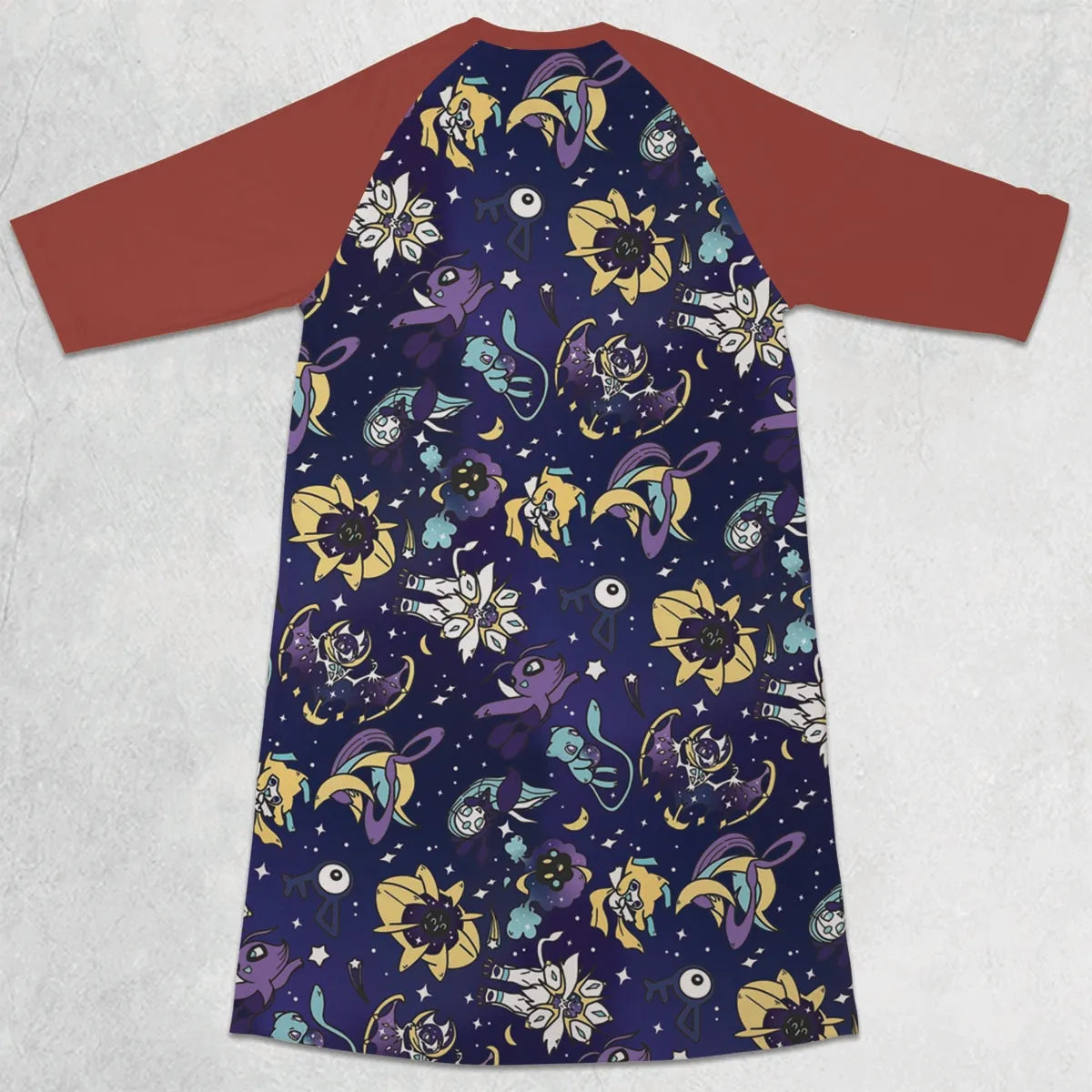 3/4 Sleeve Raglan Dress - NVY7P6MF