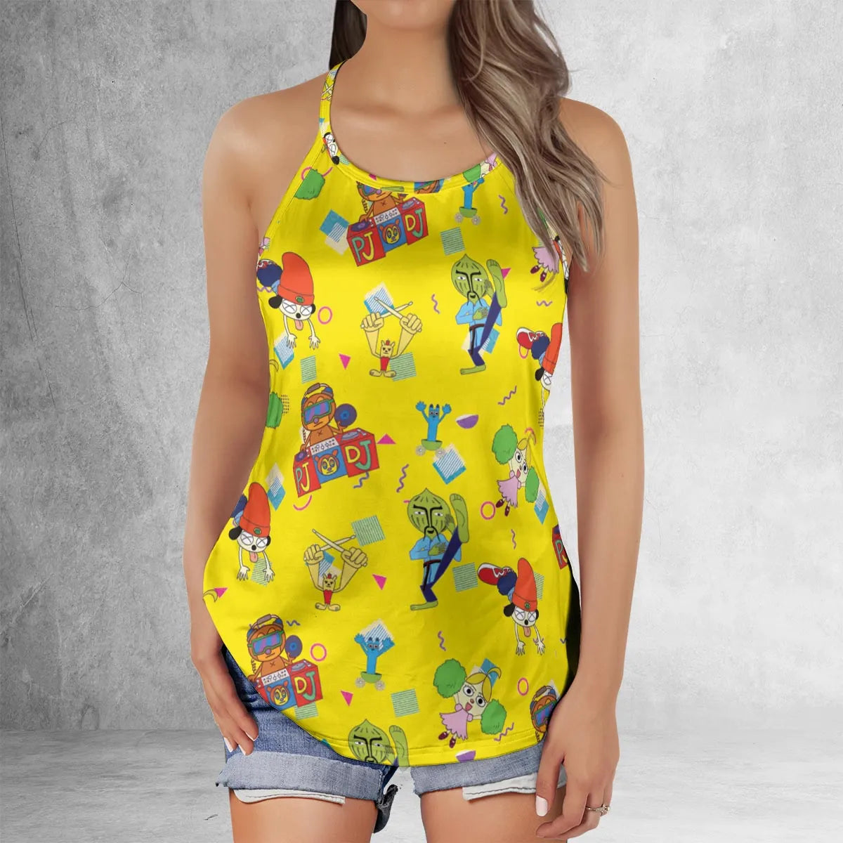Criss Cross Tank Top - URAC287R