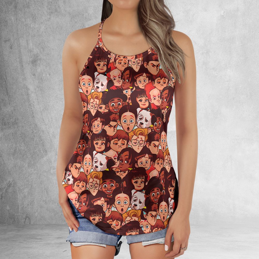 Criss Cross Tank Top - PEHP9WVU -  - 2