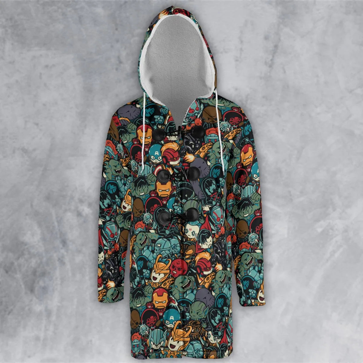 Hooded Cloak Coat - YDNTBH2B