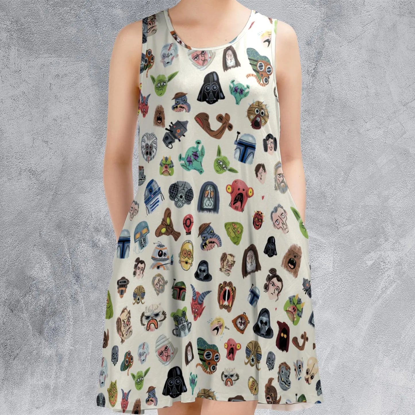 Sleeveless Dress - 7FHYSGNQ
