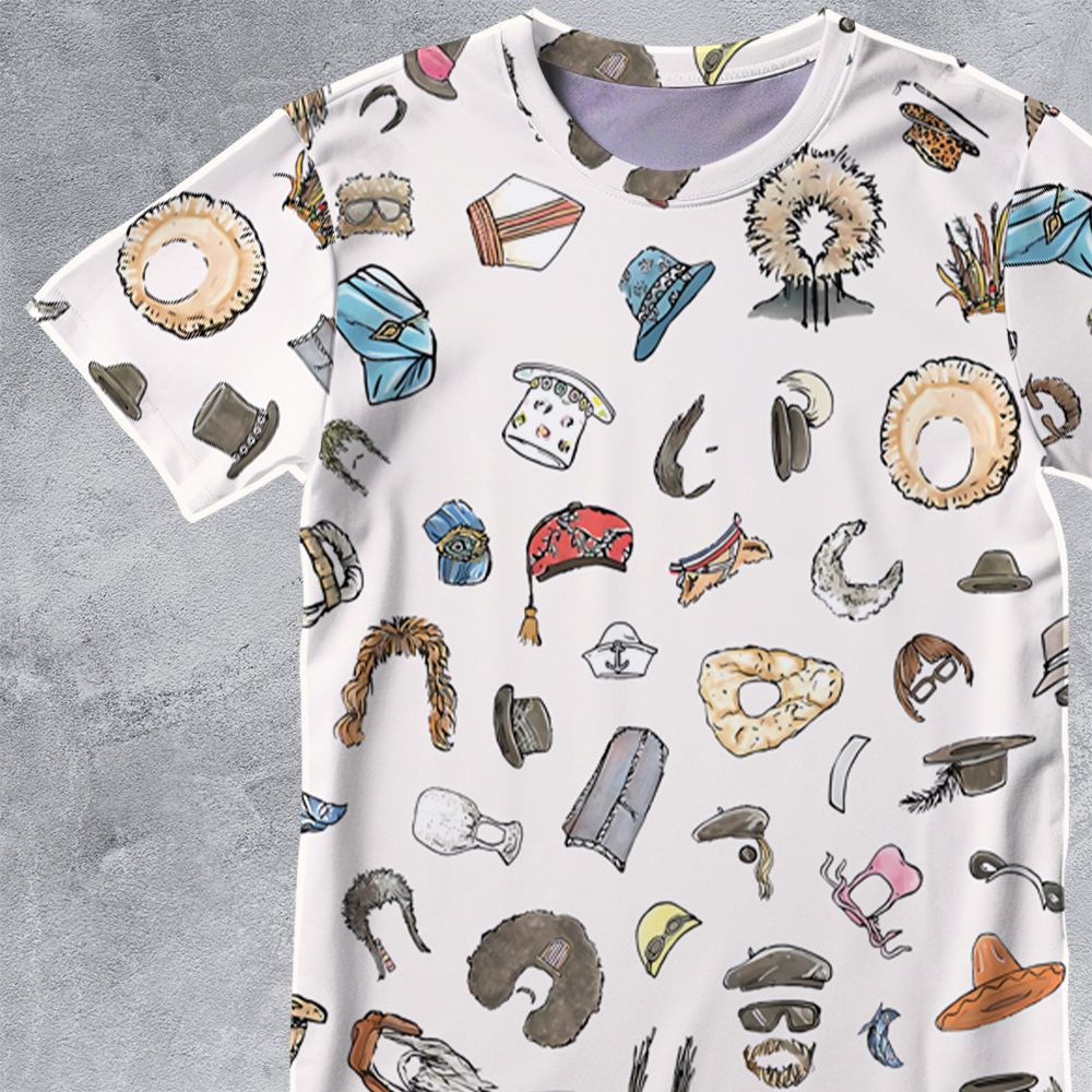 All-Over Print Unisex T-Shirt - 3N2VSQMU -  - 2