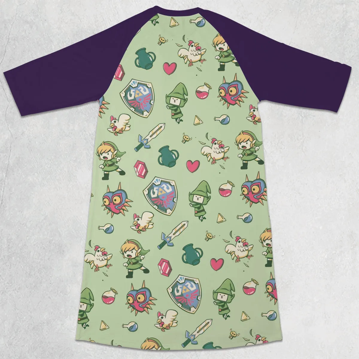 3/4 Sleeve Raglan Dress - 3WFCAZW2