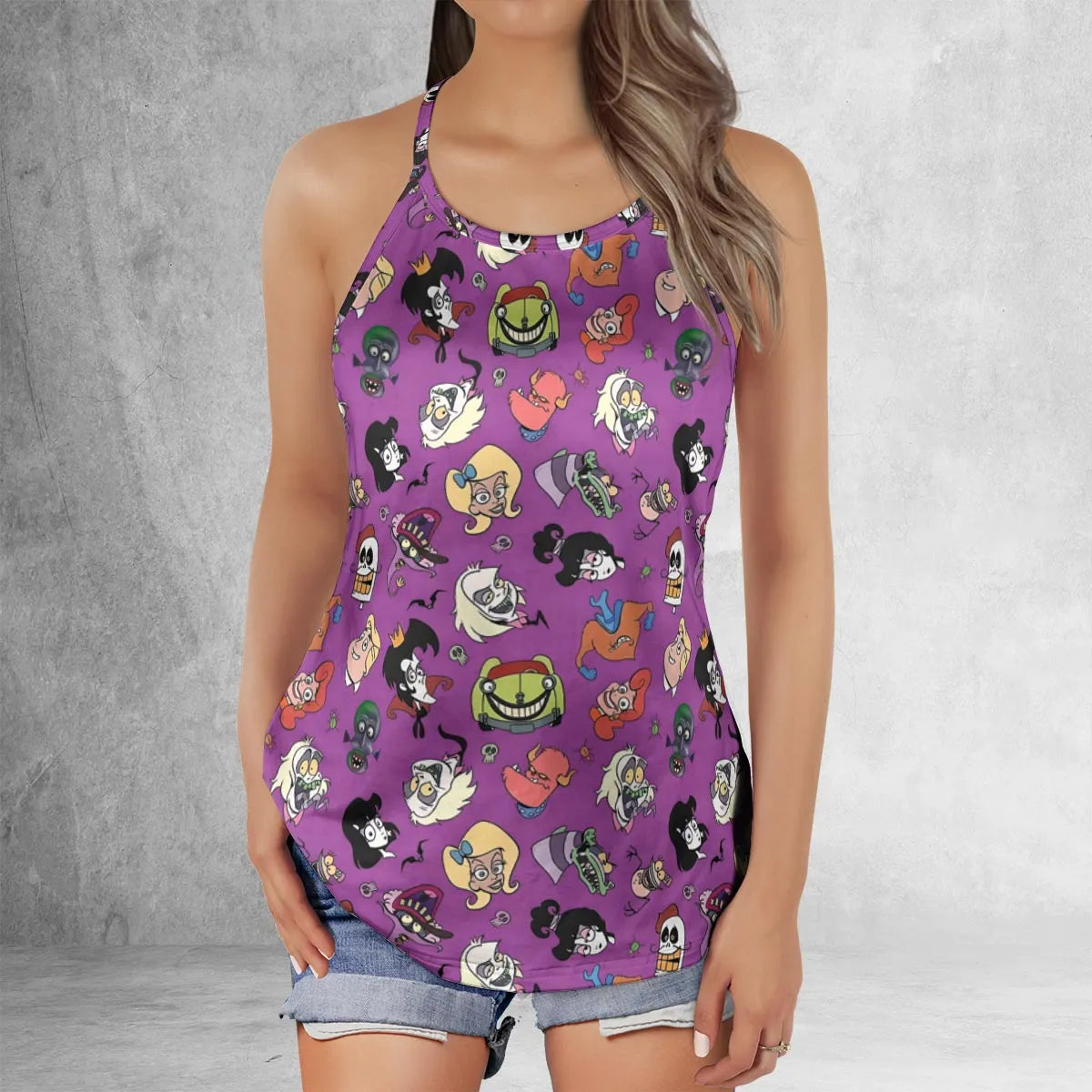 Criss Cross Tank Top - AV2MPNQ6