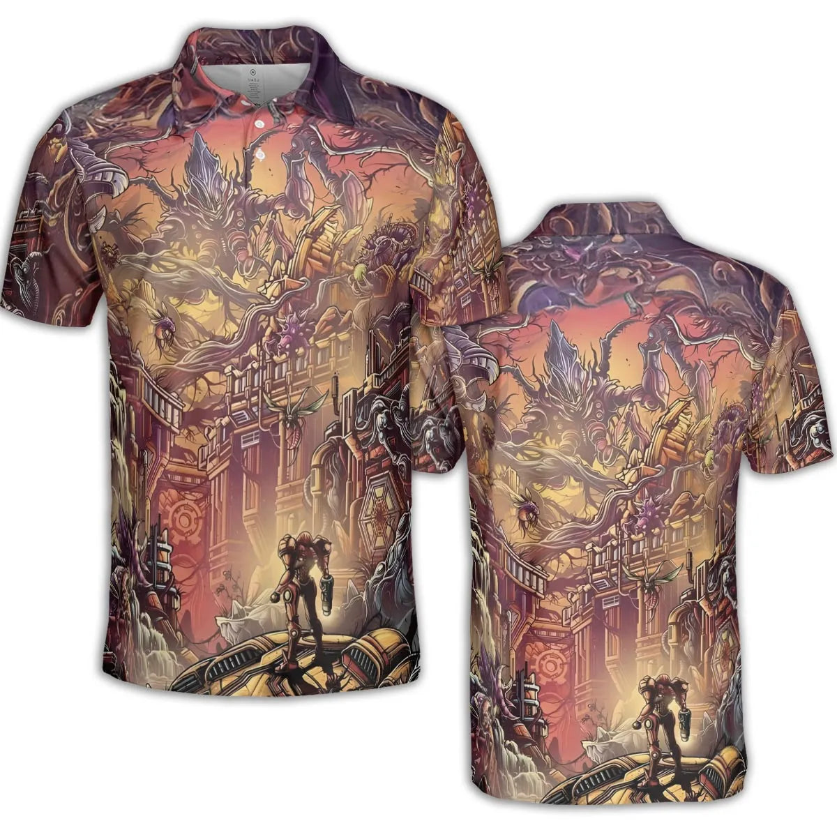 AOP Men/Women Polo Shirt - B5ZZ5RTK