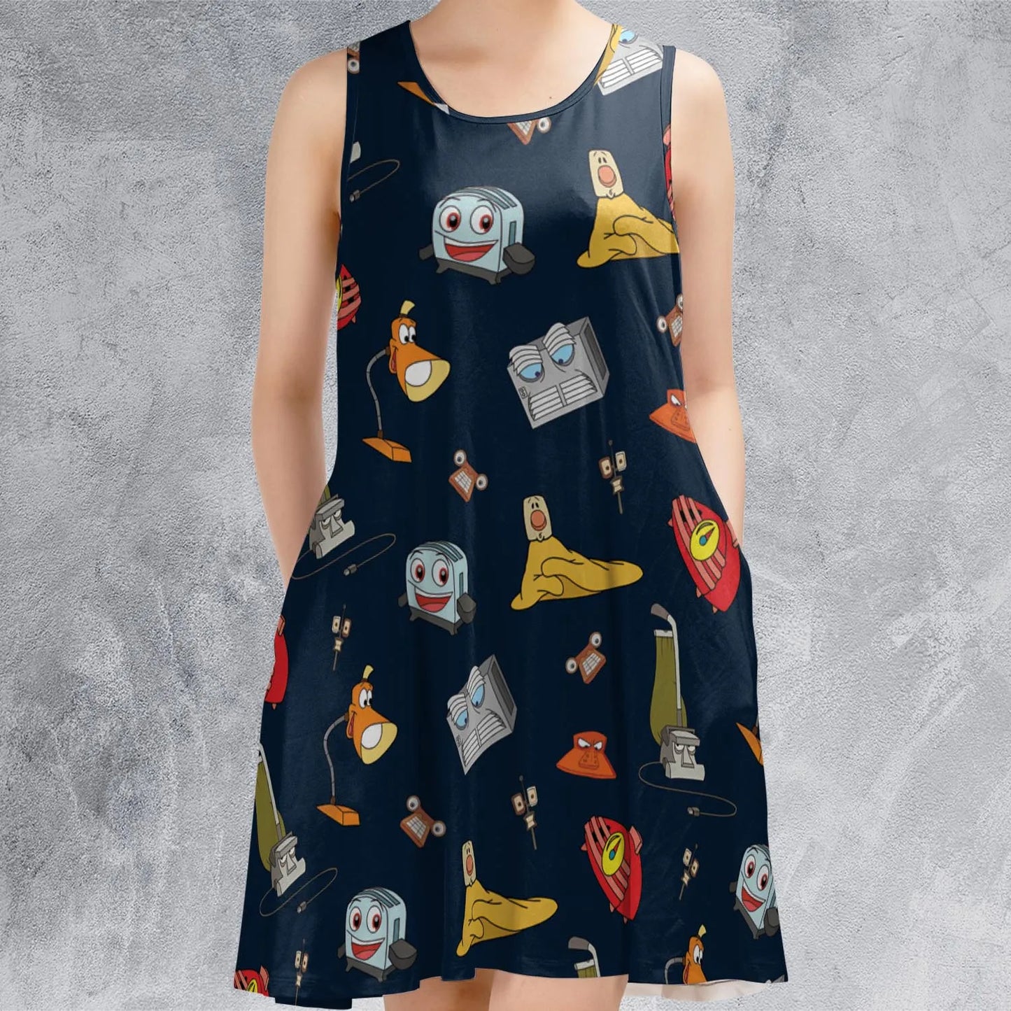 Sleeveless Dress - Z8B87BSM