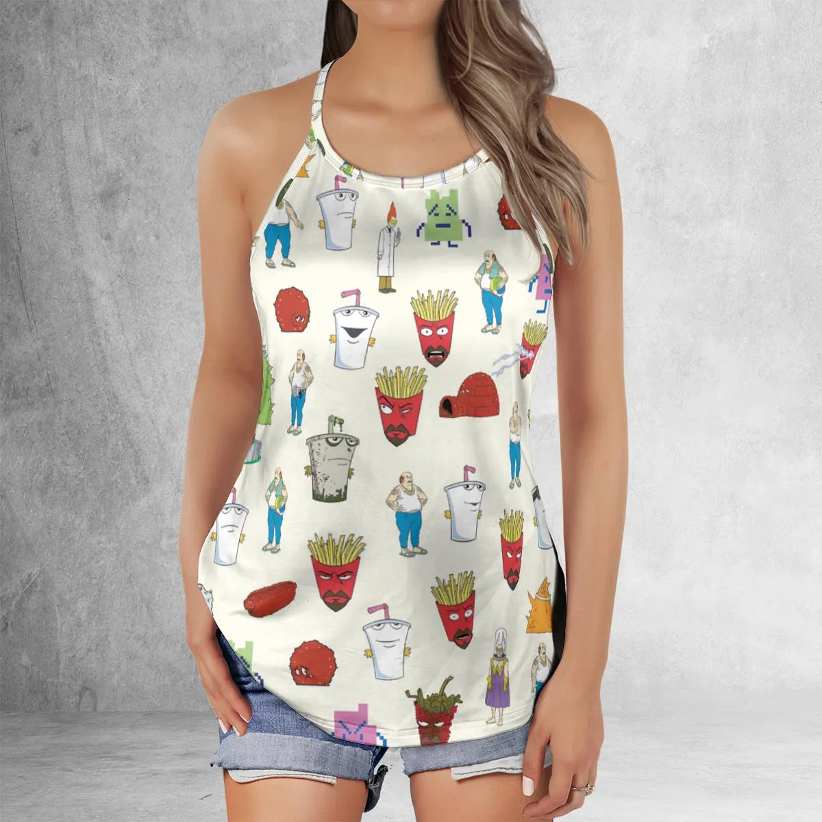 Criss Cross Tank Top - P1DKNYBM