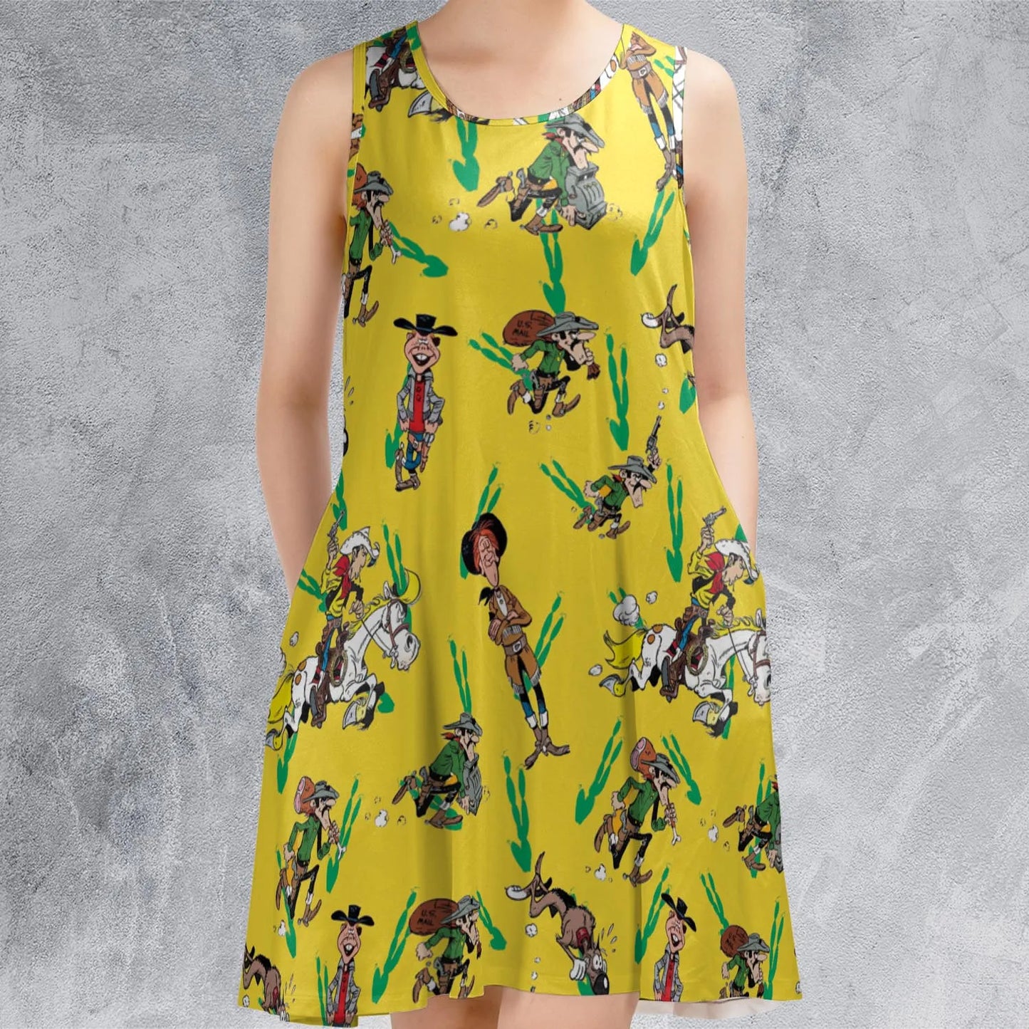 Sleeveless Dress - TEQ8HLLM